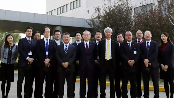 99499威尼斯集团纲川社长到访，，，点赞99499威尼斯电梯在华事业